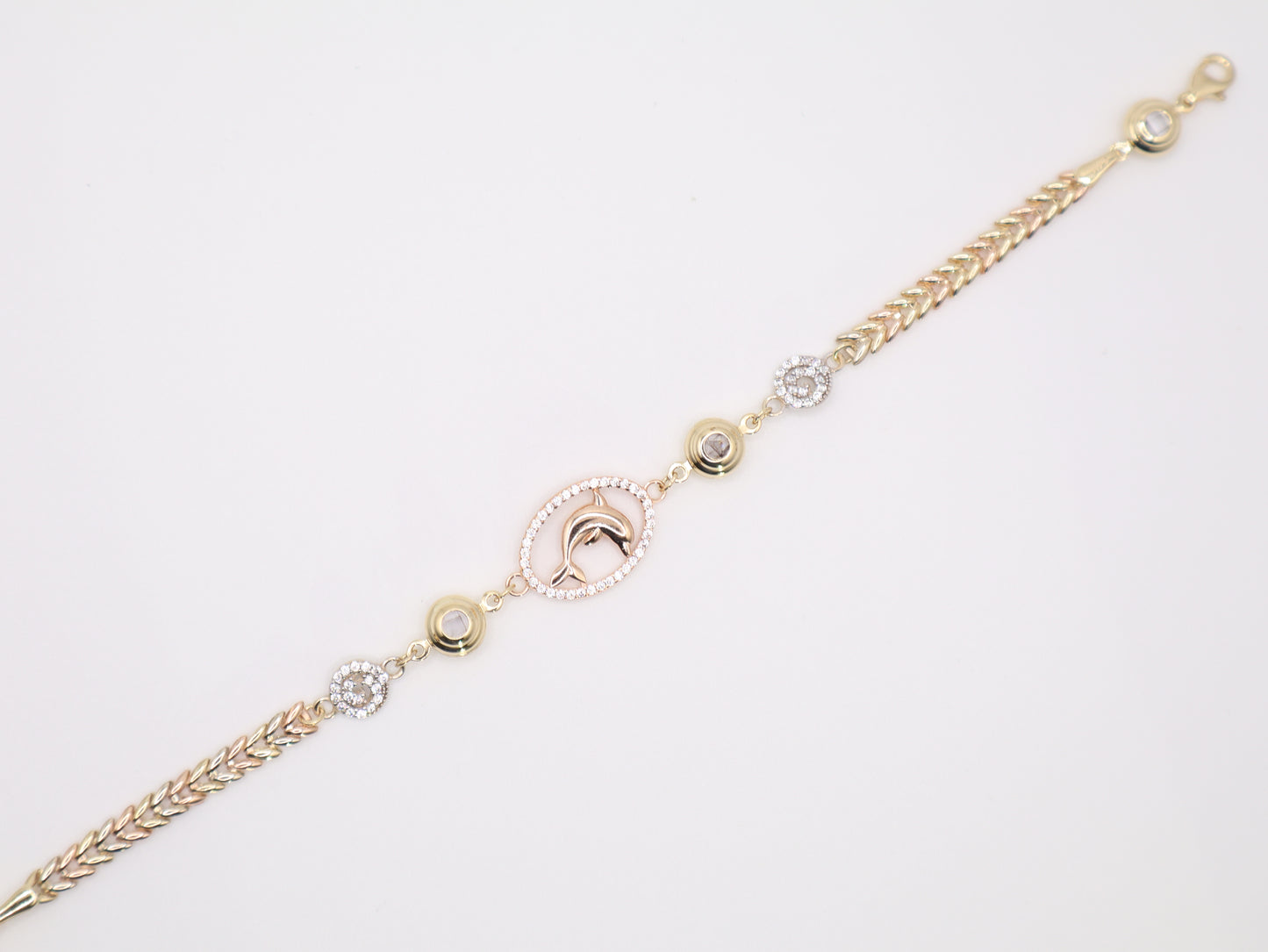 7" 12mm Dolphin Bracelet