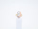 3.4g Size 8, 1.93mm Tri-Color Swan Ring