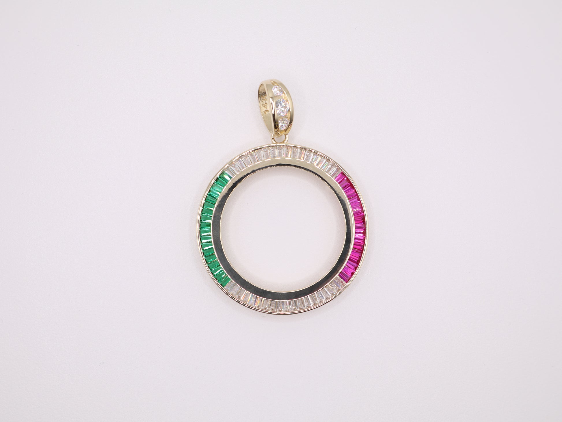 3.125in, 3.3mm Centinario Red, White & Green Bezel