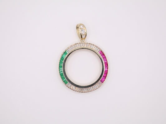 3.125in, 3.3mm Centinario Red, White & Green Bezel