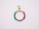 3.125in, 3.3mm Centinario Red, White & Green Bezel