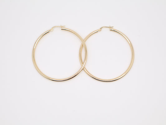 2" 2.5mm Hoop Earings