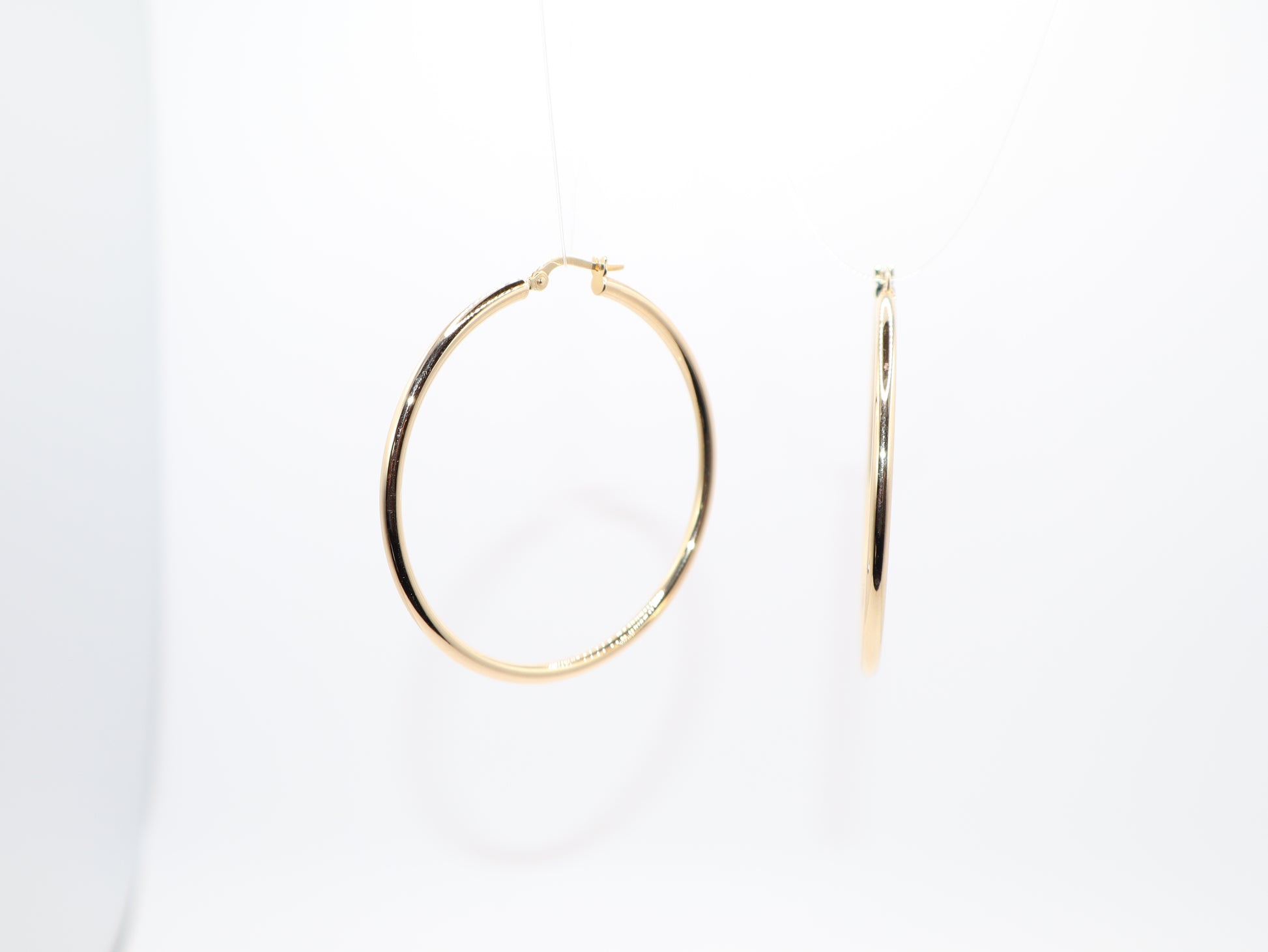 2" 2.5mm Hoop Earings
