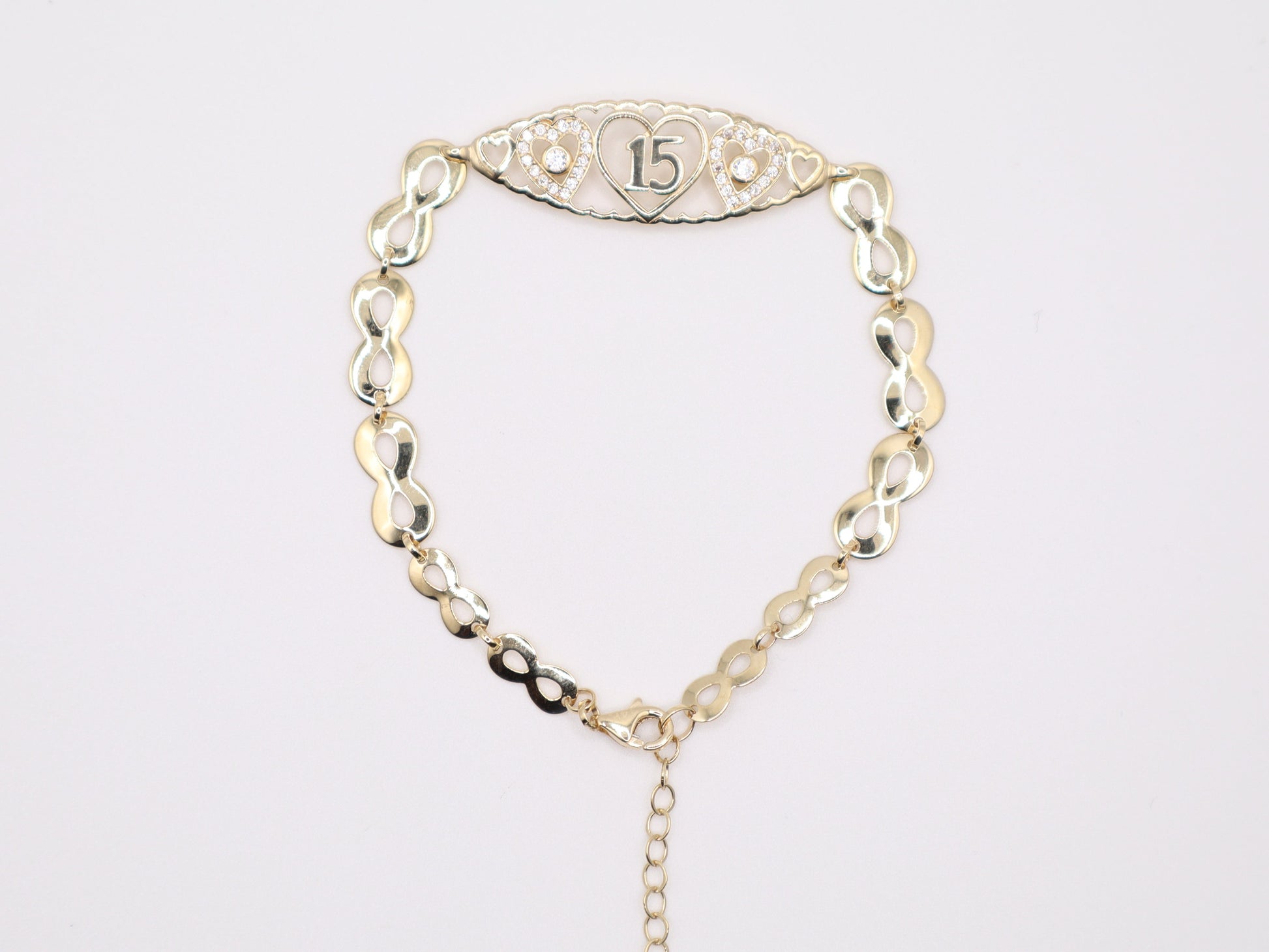 7" 12mm Quinceañera Bracelet