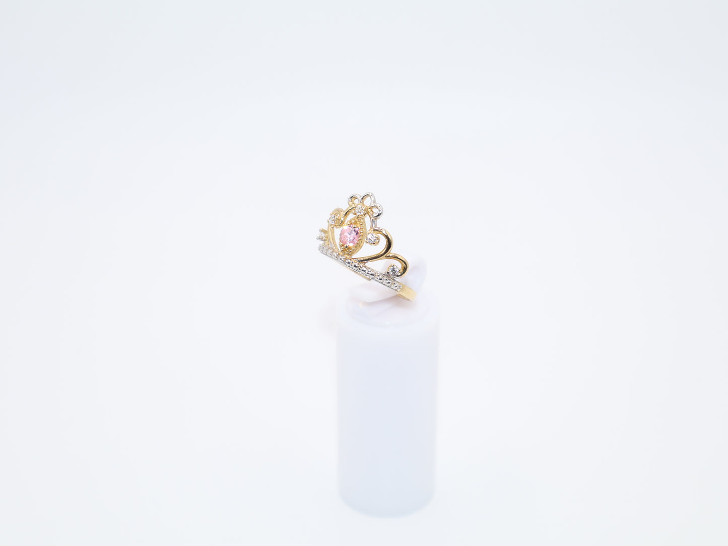 2.9g Size 7.25, 1.78mm Pink Stone Ring