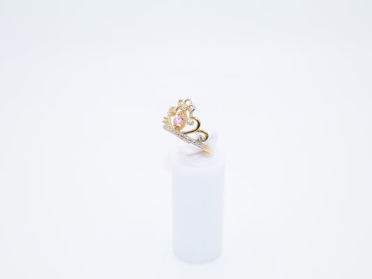 2.9g Size 7.25, 1.78mm Pink Stone Ring