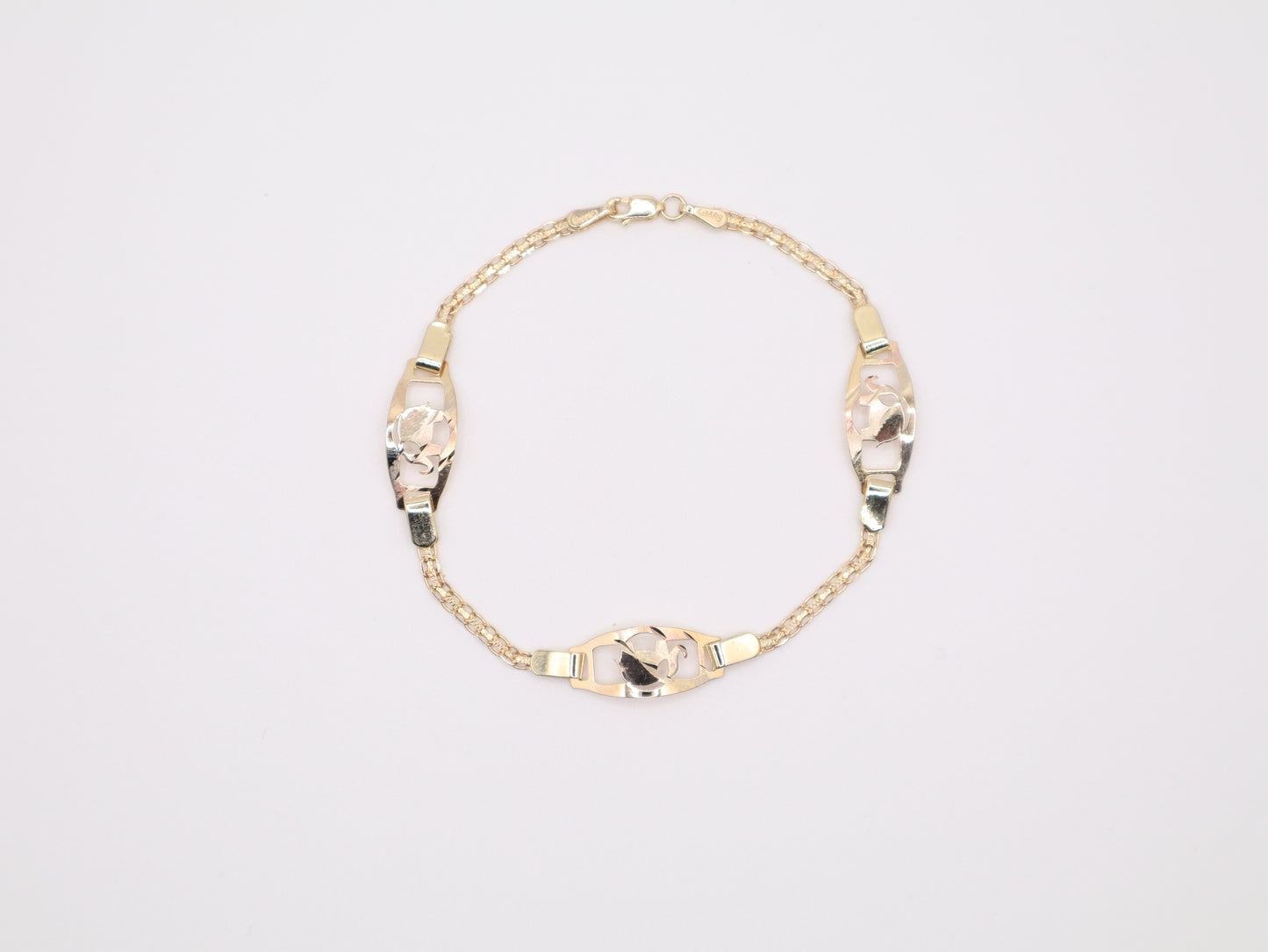 6.75" 7.8mm Elephant Bracelet