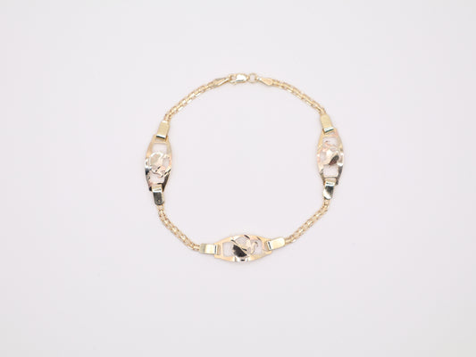 6.75" 7.8mm Elephant Bracelet