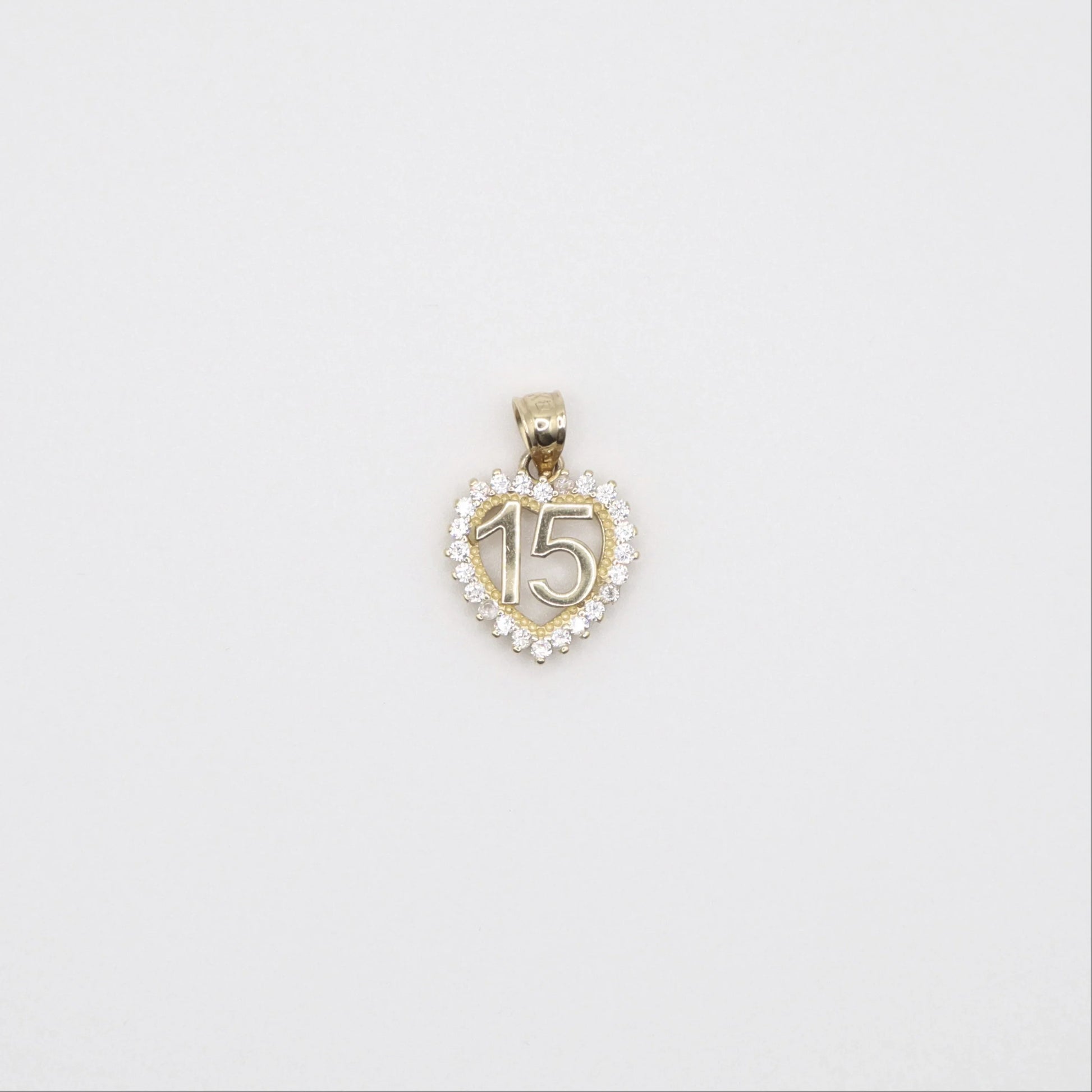Heart Quinceanera Charm