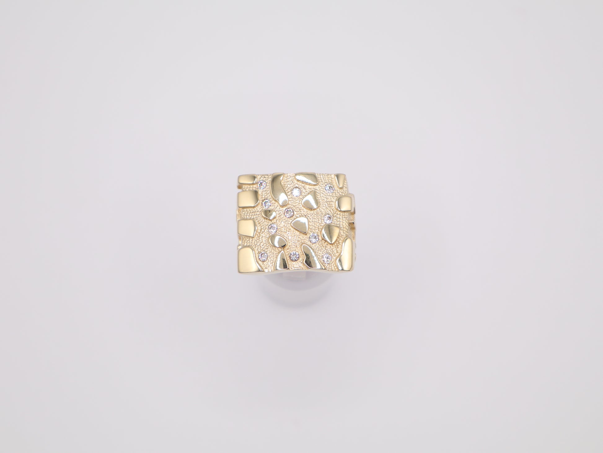 Size 10, 3.5mm Nugget Ring