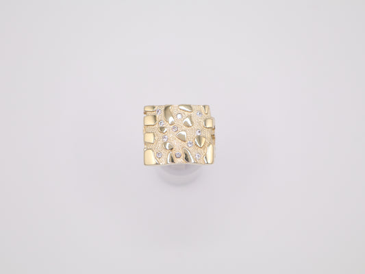 Size 10, 3.5mm Nugget Ring