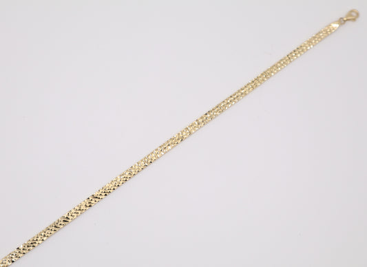 7.25" 3.65mm Nugget Bracelet