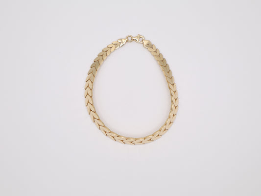 7" 8.23mm Herringbone Bracelet
