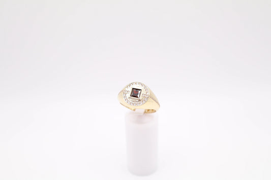 Size 11.5, 3.5mm Mohogany Ring