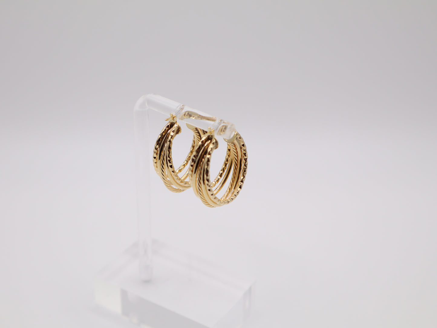 3.4g, 1in, 19mm Contemporary Earring
