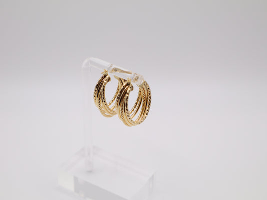 3.4g, 1in, 19mm Contemporary Earring