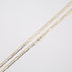 24" 3.8mm Diamond Cut Figaro Necklace