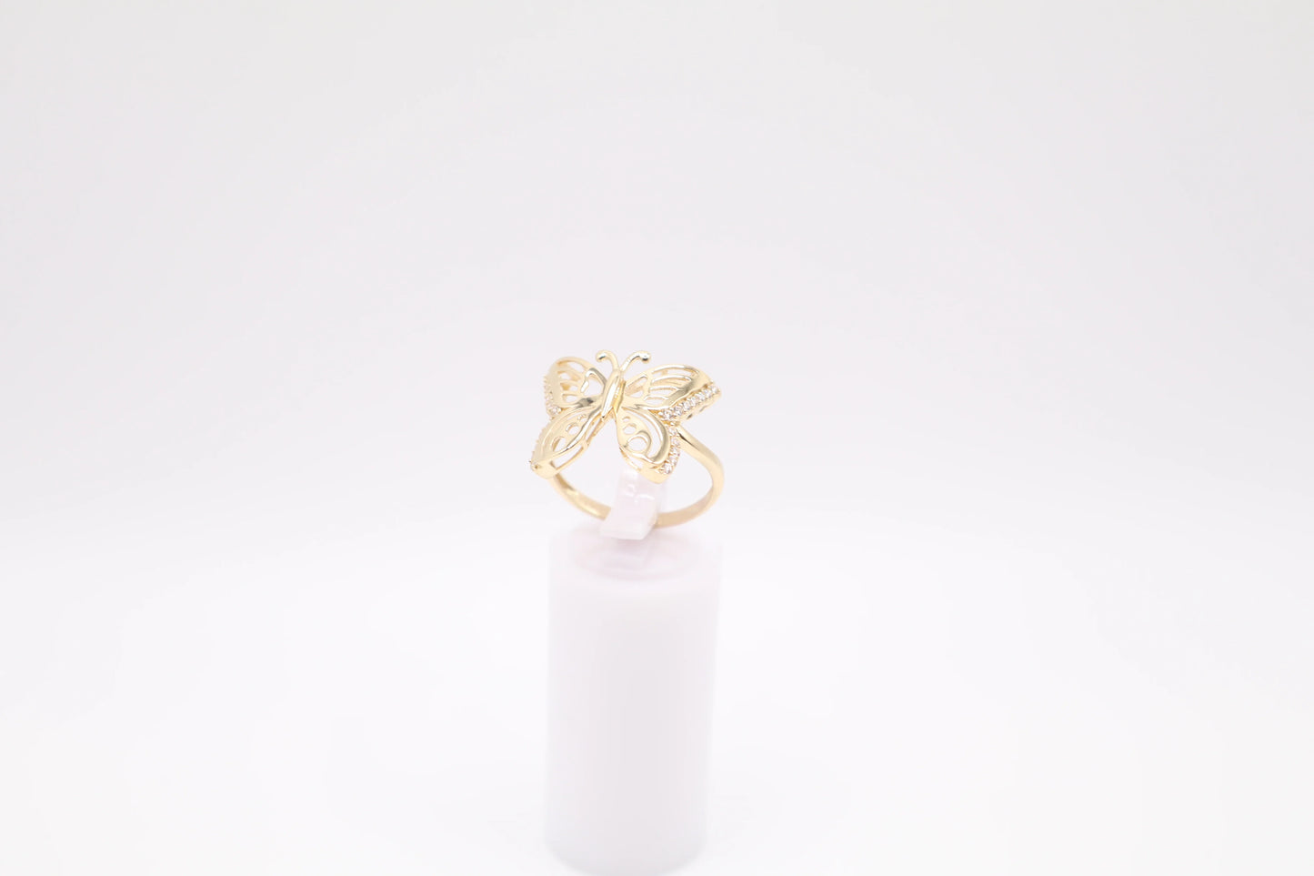 Size 8.5, 1.93mm Butterfly Ring