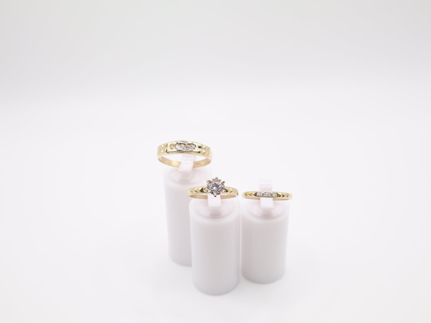 2.7mm Enagement Ring Set
