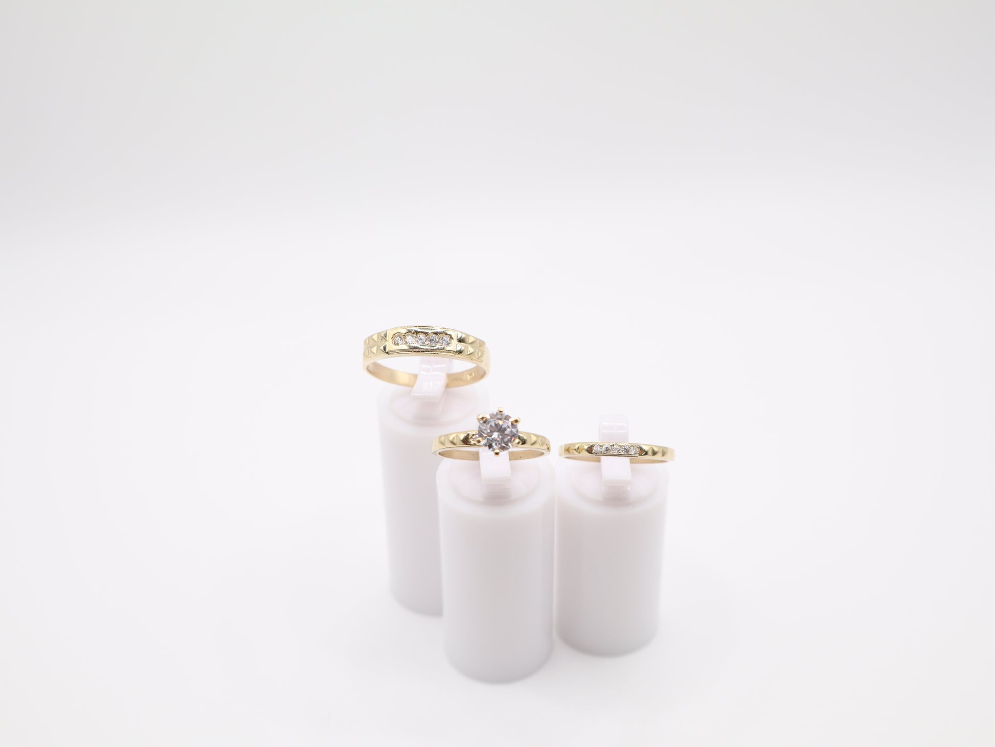 2.7mm Enagement Ring Set