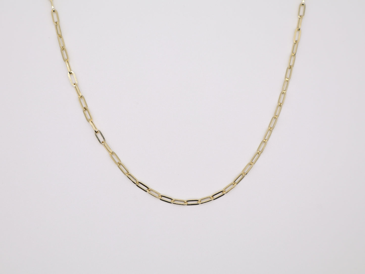 20in, 2.74mm Paperclip Necklace