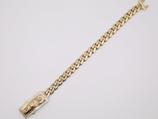 8.5" 8.72mm San Judas Bracelet