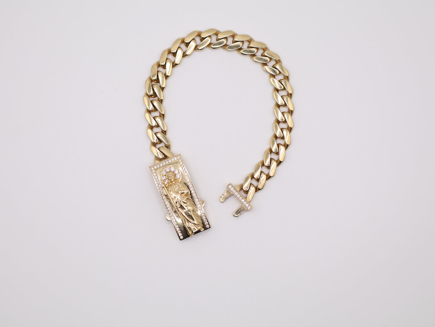 8.5" 8.72mm San Judas Bracelet