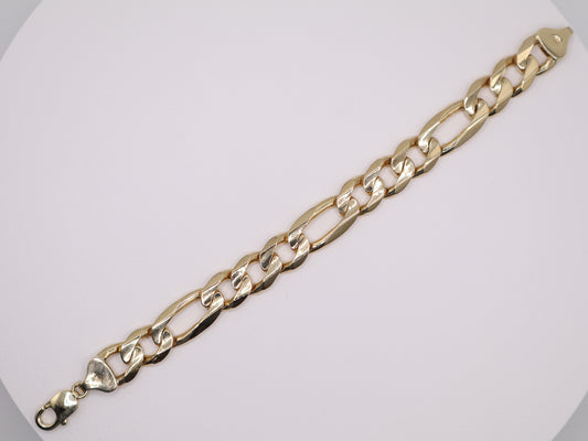 54.9g 8.5in, 10.73mm Figaro Bracelet