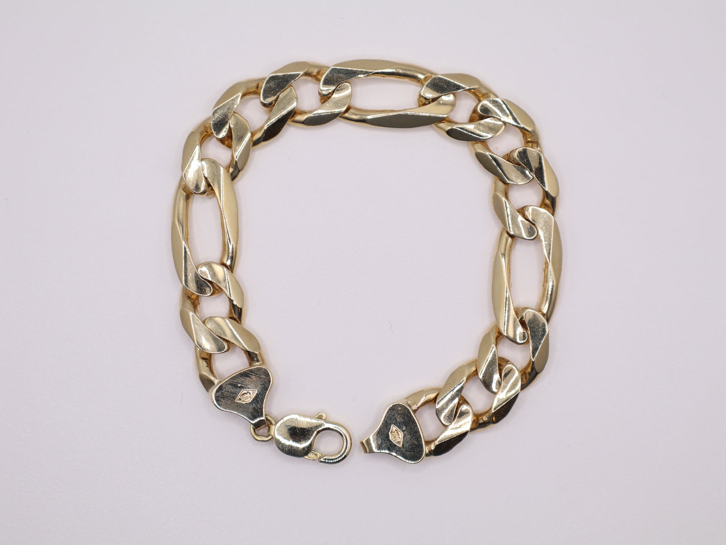 54.9g 8.5in, 10.73mm Figaro Bracelet