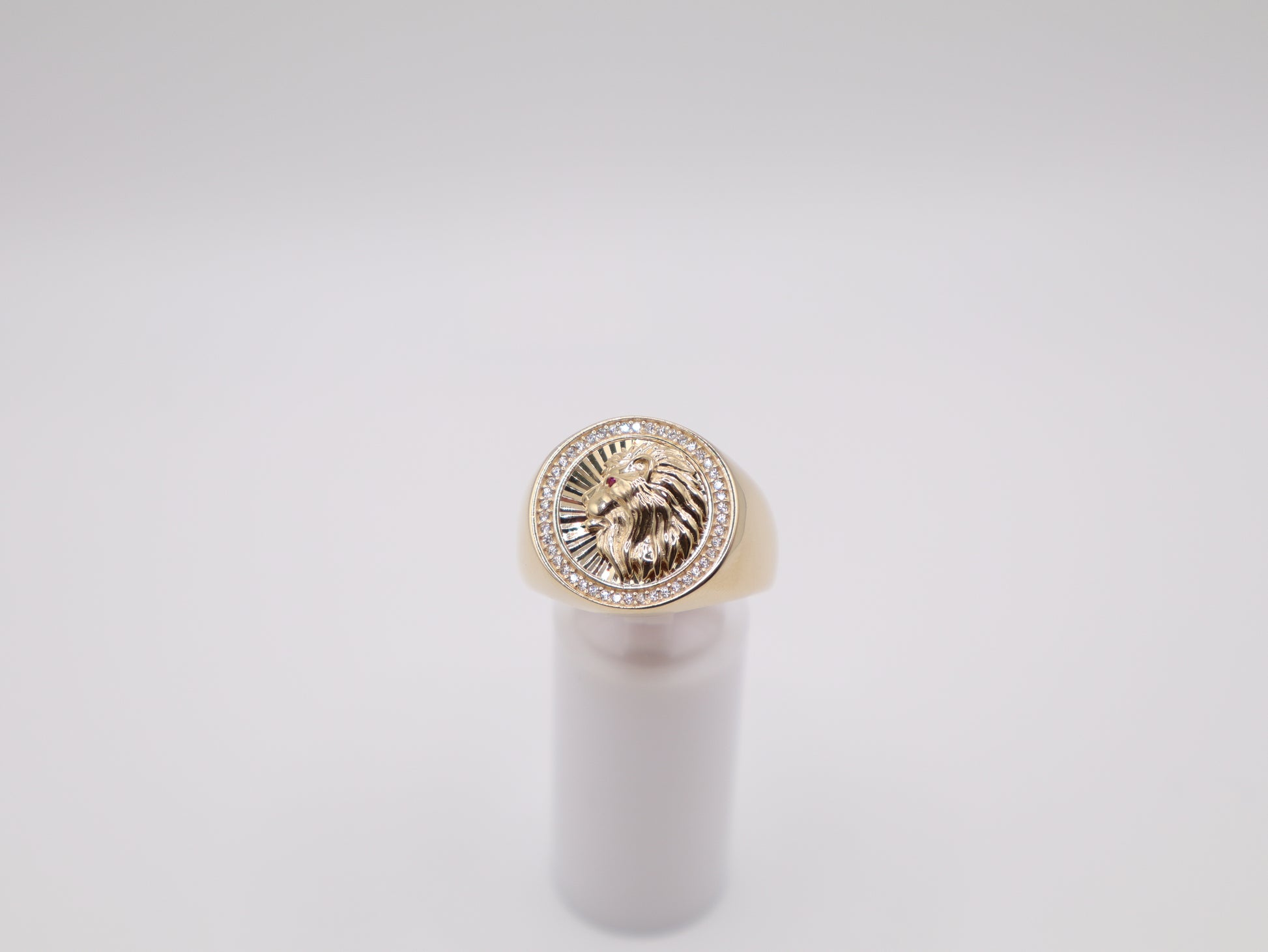 Size 12, 3.4mm Lion Ring