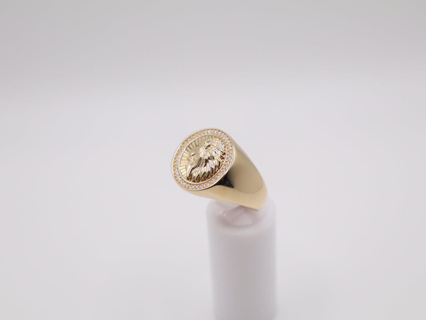 Size 12, 3.4mm Lion Ring