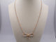 7.1g, 18in, 1.9mm Tri-Color Bow Necklace