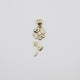 Studed Flower Charm