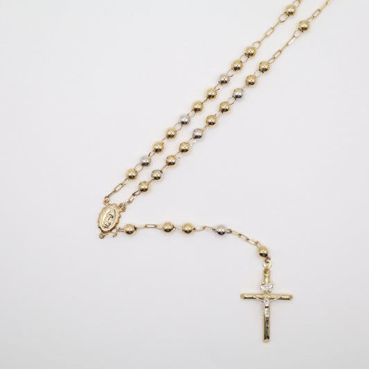 24" 5mm Two-Tone Rosary