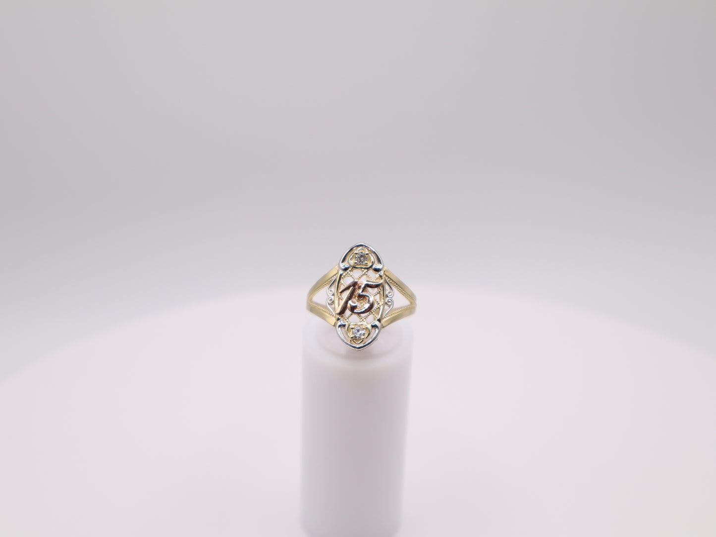 2.1g Size 7, 2.17mm Vintage Quinceañera Ring