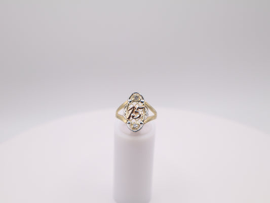 2.1g Size 7, 2.17mm Vintage Quinceañera Ring