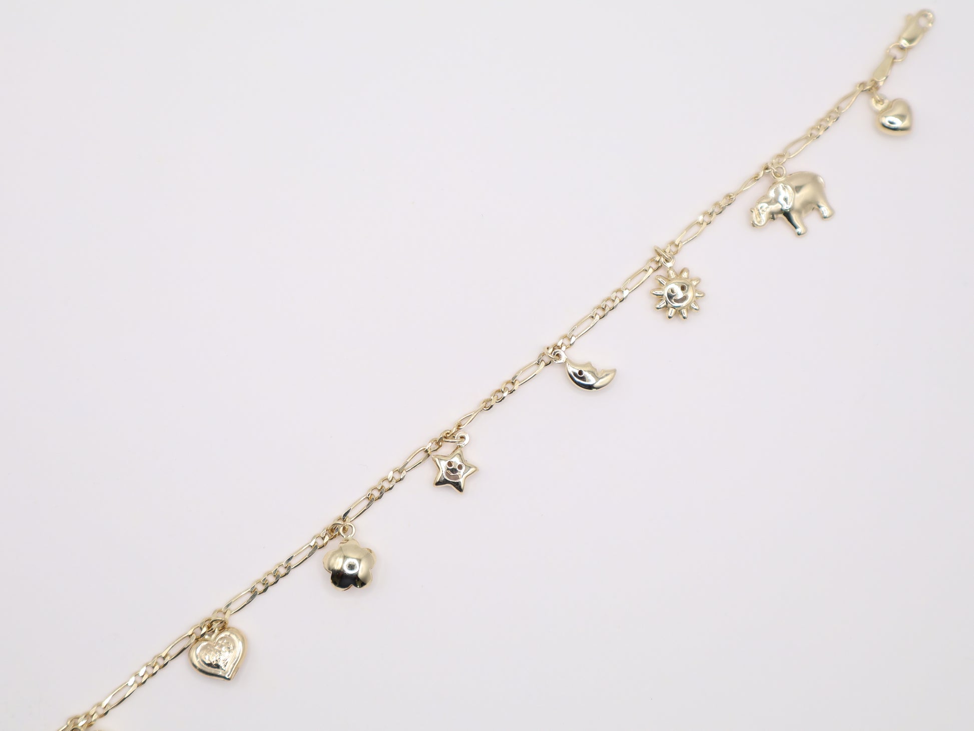 6.75" 1mm Lucky Charm Bracelet