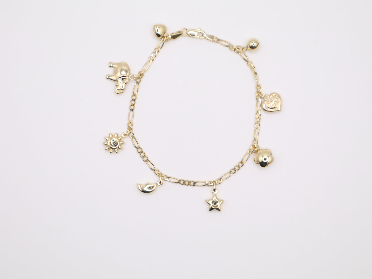 6.75" 1mm Lucky Charm Bracelet
