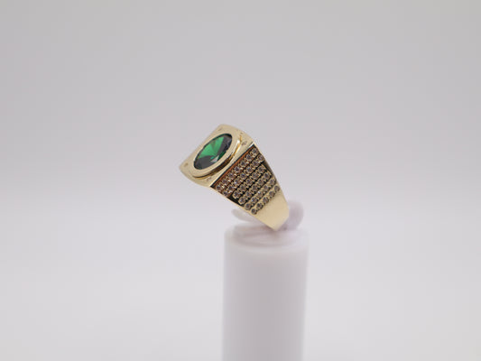 Size 9, 2.6mm, Bright Green Ring