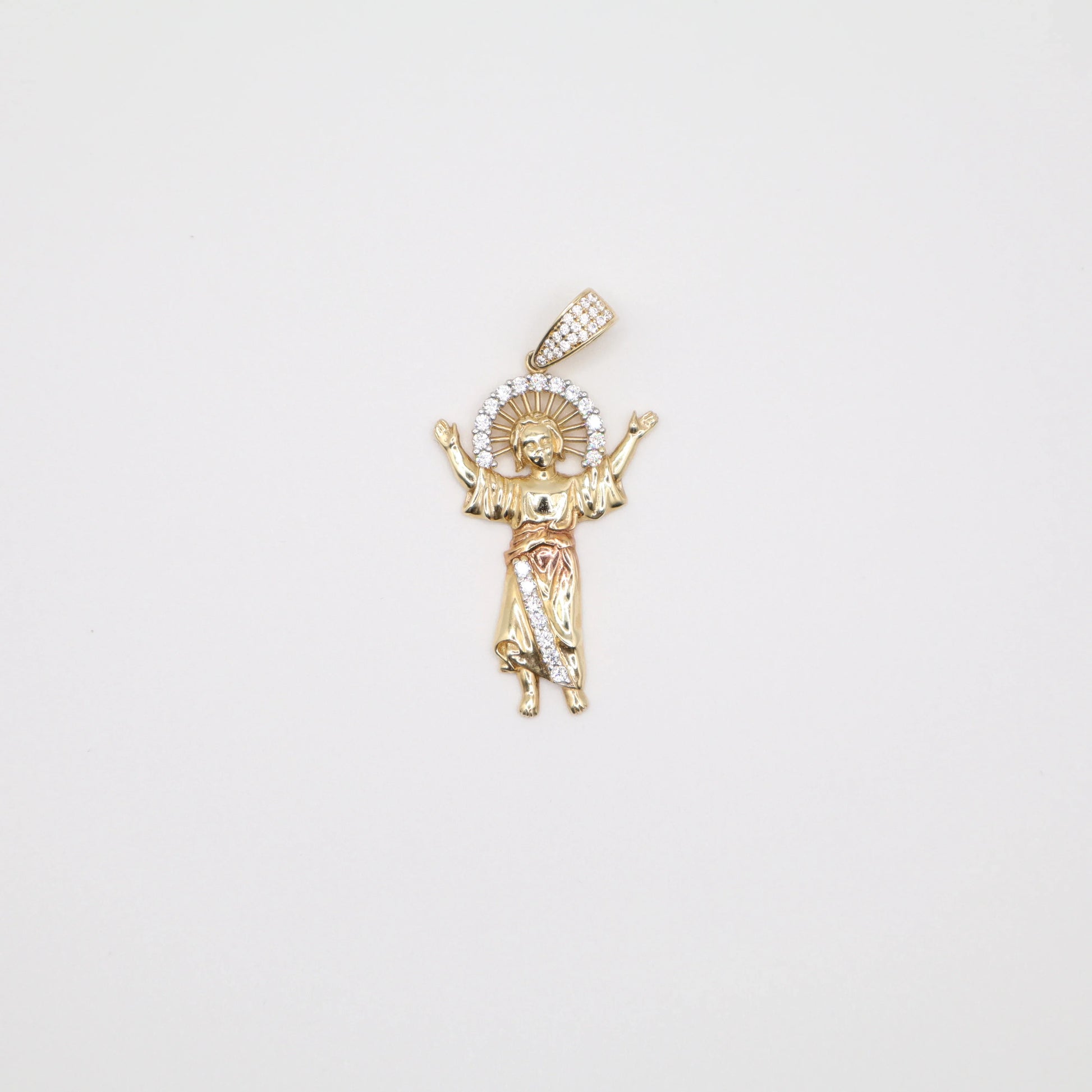 Studed Divine Child Charm