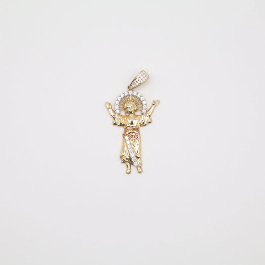 Studed Divine Child Charm