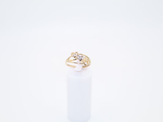 2.3g Size 7, 1.58mm Heart Ring
