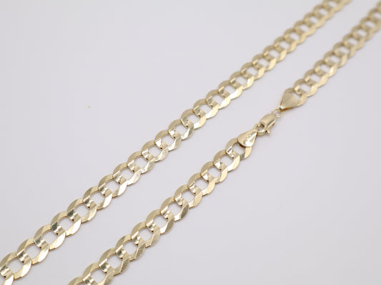 33.7g, 22.5in, 8.53mm Curb-Cuban Chain