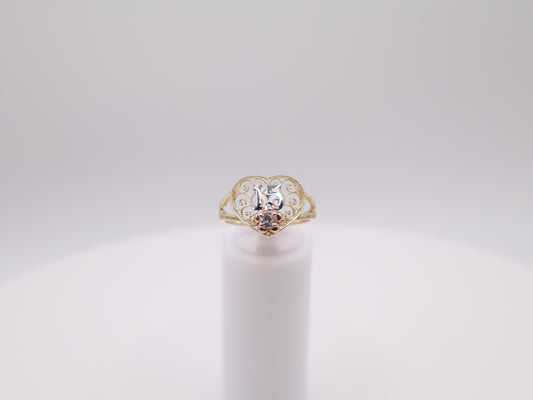 2.1g Size 8, 1.92mm Rose Quinceañera Ring