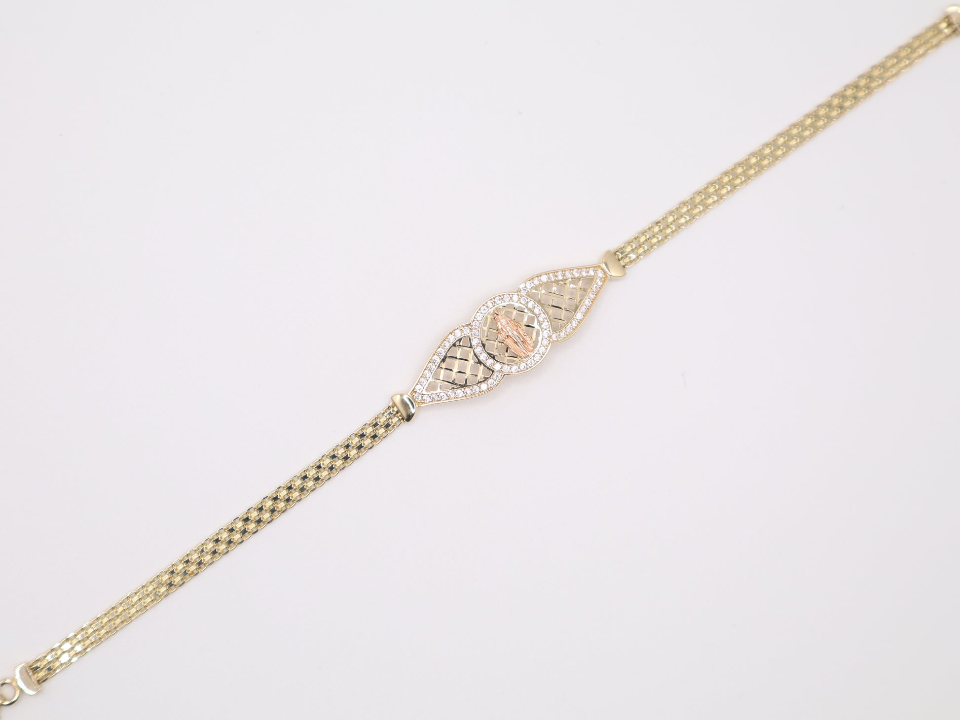 12mm Virgen de Guadalupe Bracelet