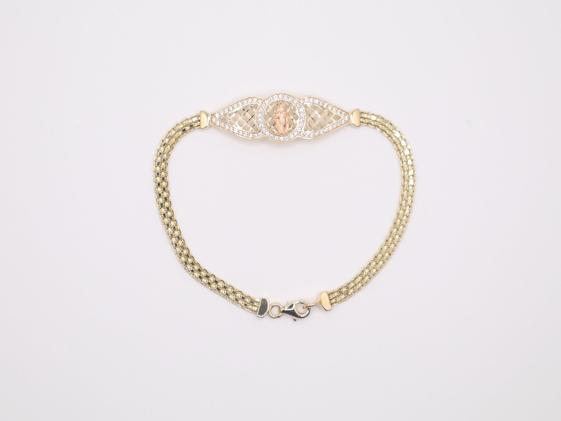 12mm Virgen de Guadalupe Bracelet