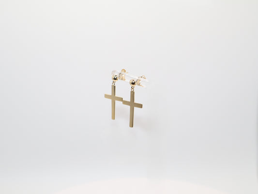 2.6g 1in, Cross Earrings