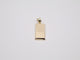 7.9g 1.75in, 1.63mm Gold Bar Charm