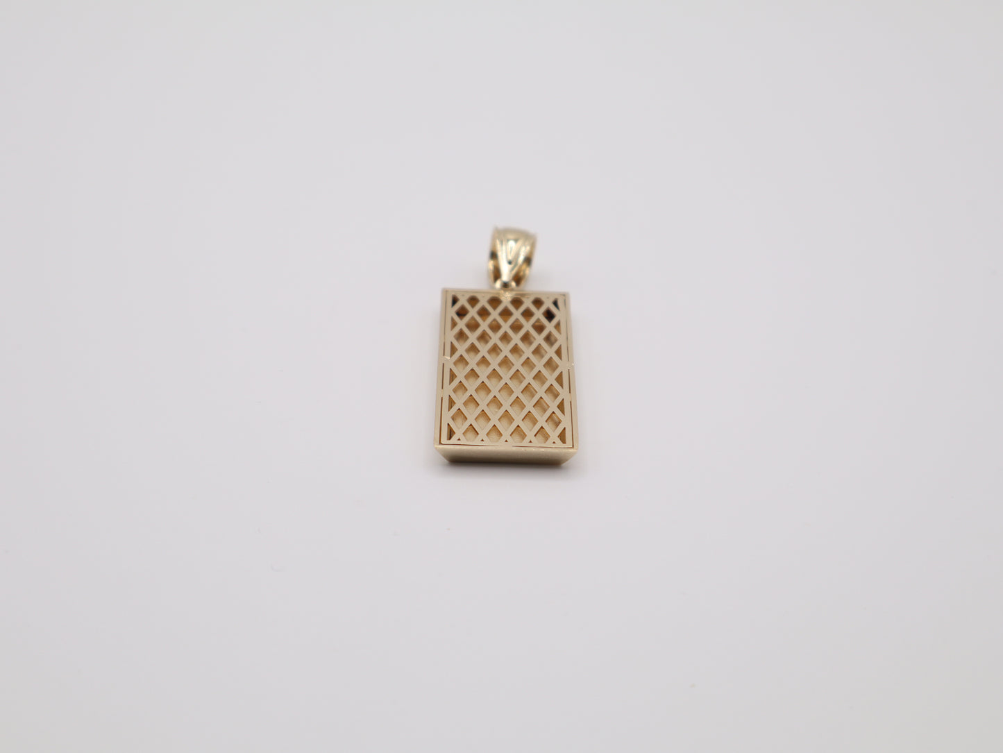 7.9g 1.75in, 1.63mm Gold Bar Charm