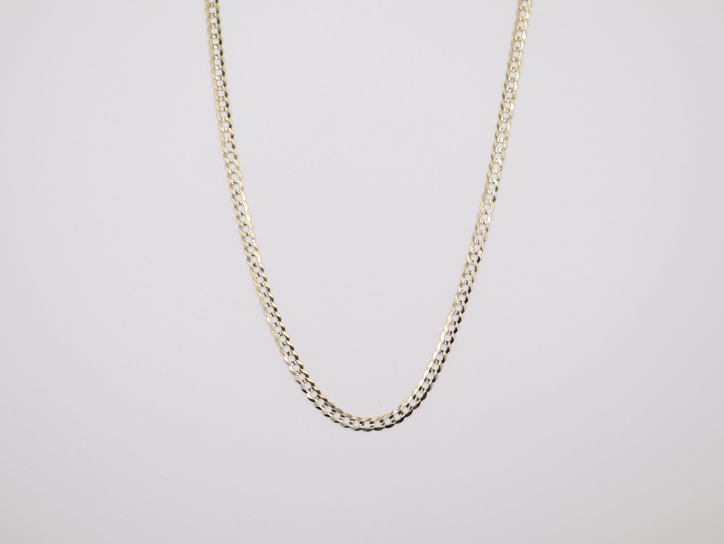 8.4g 22in, 3.74mm Curb-Cuban Chain